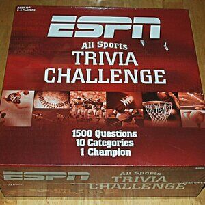 ESPN All Sports Trivia Challenge Game NEW